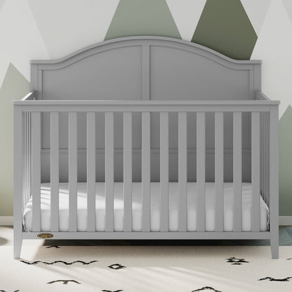 Graco Wilfred 5-in-1 Convertible Crib (Pebble Gray) – GREENGUARD Gold Certified