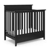 Storkcraft Petal 4-in-1 Convertible Mini Crib, Black
