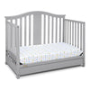 Graco Solano 4-in-1 Convertible Crib with Drawer - Pebble Gray