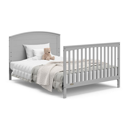 Graco Bellwood 5-in-1 Convertible Crib & Changer with Drawer (Pebble Gray)