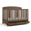 Benton Convertible Crib With Drawer-Hazelnut