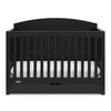 Graco Bellwood 5-in-1 Convertible Crib with Drawer (Black)
