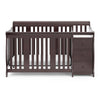 Storkcraft Portofino 4-in-1 Convertible Crib and Changer - Espresso