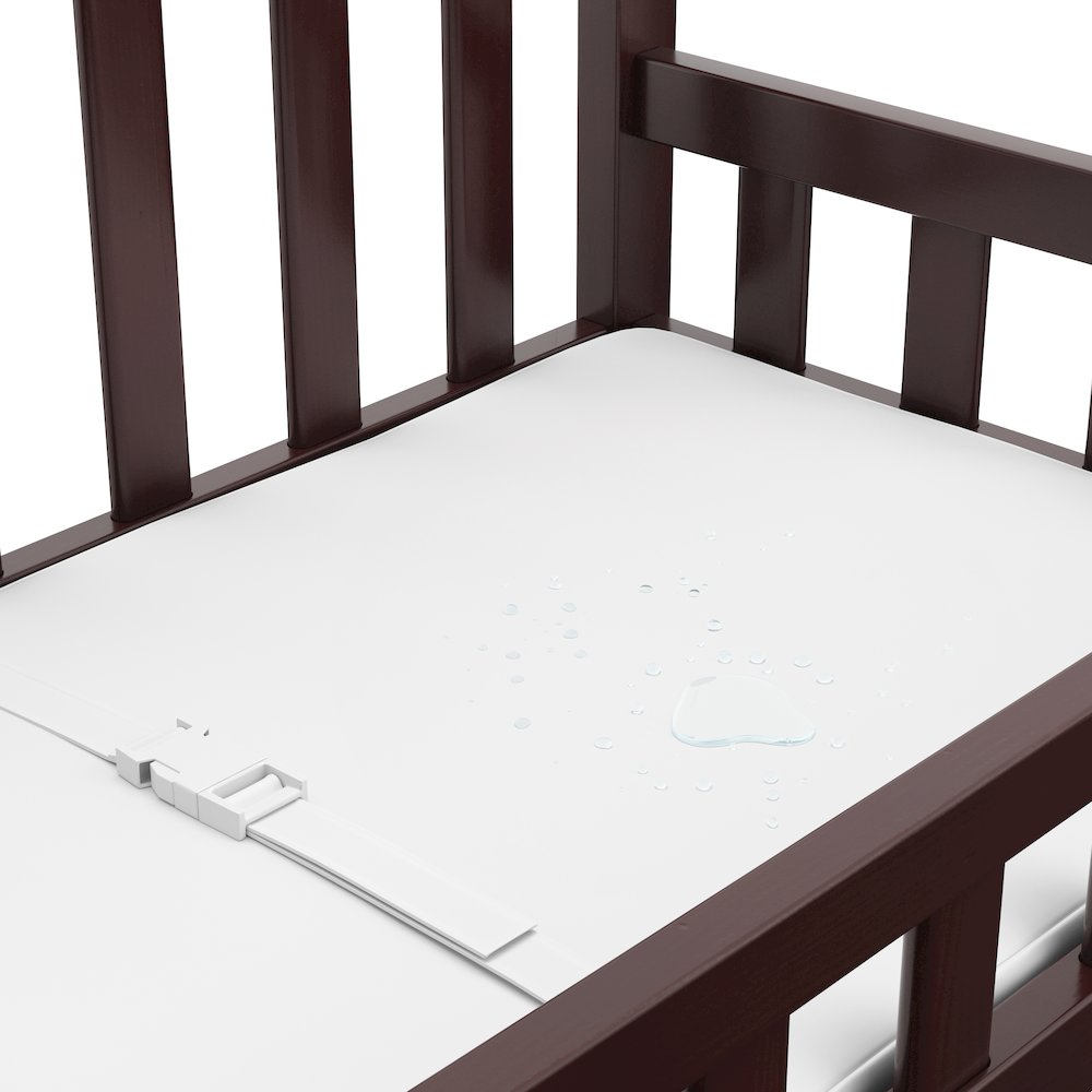 Graco Changing Table with Water-Resistant Changing Pad (Espresso)