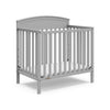 Graco Benton 4-In-1 Convertible Mini Crib - Pebble Gray