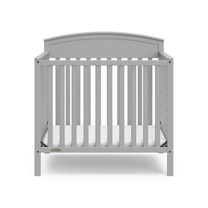 Graco Benton 4-In-1 Convertible Mini Crib - Pebble Gray