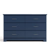 Brookside 6-Drawer Dresser- Midnight Blue