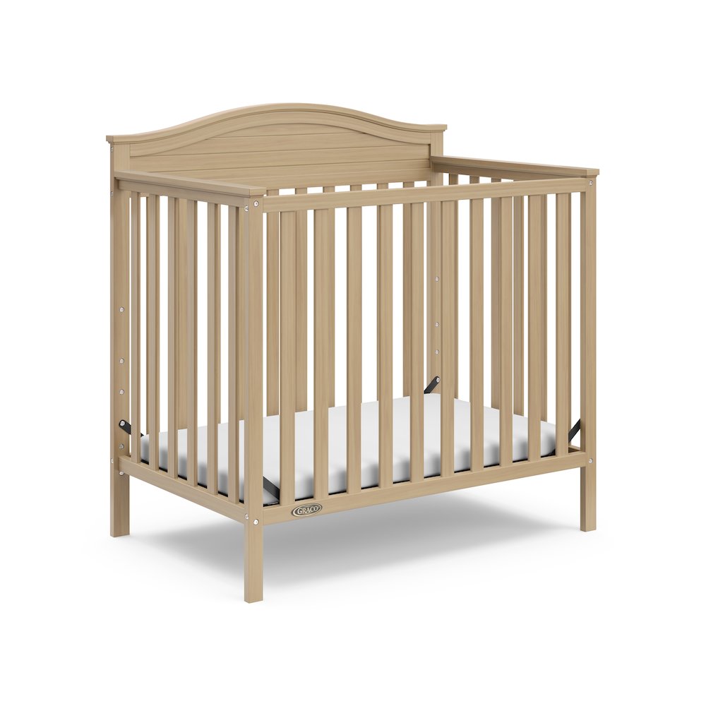 Graco Stella 4-in-1 Convertible Mini Crib with Bonus Mattress - Driftwood