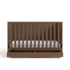 Theo 3-in-1 Convertible Crib with Drawer - Hazelnut