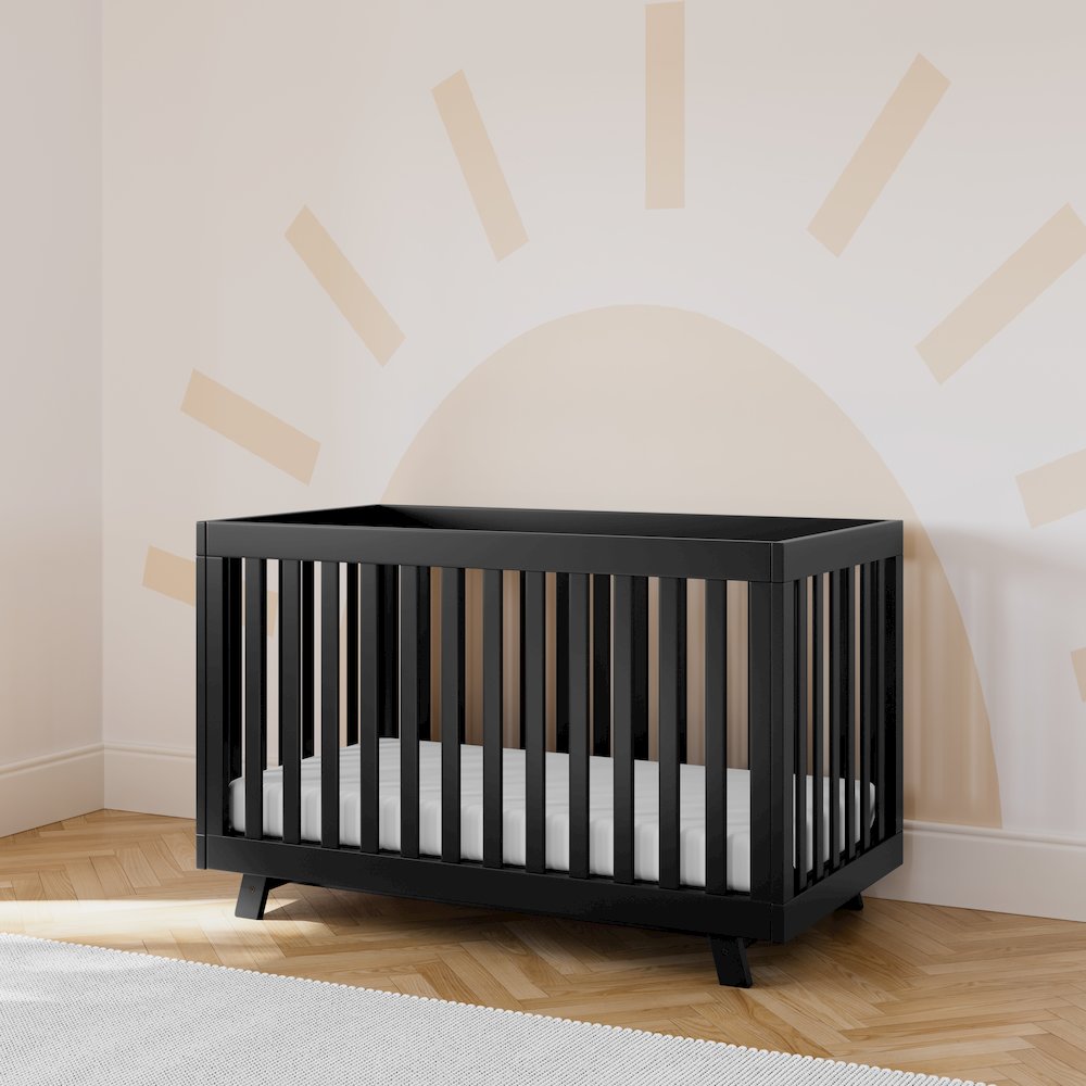 Storkcraft Beckett 3-in-1 Convertible Crib (Black)