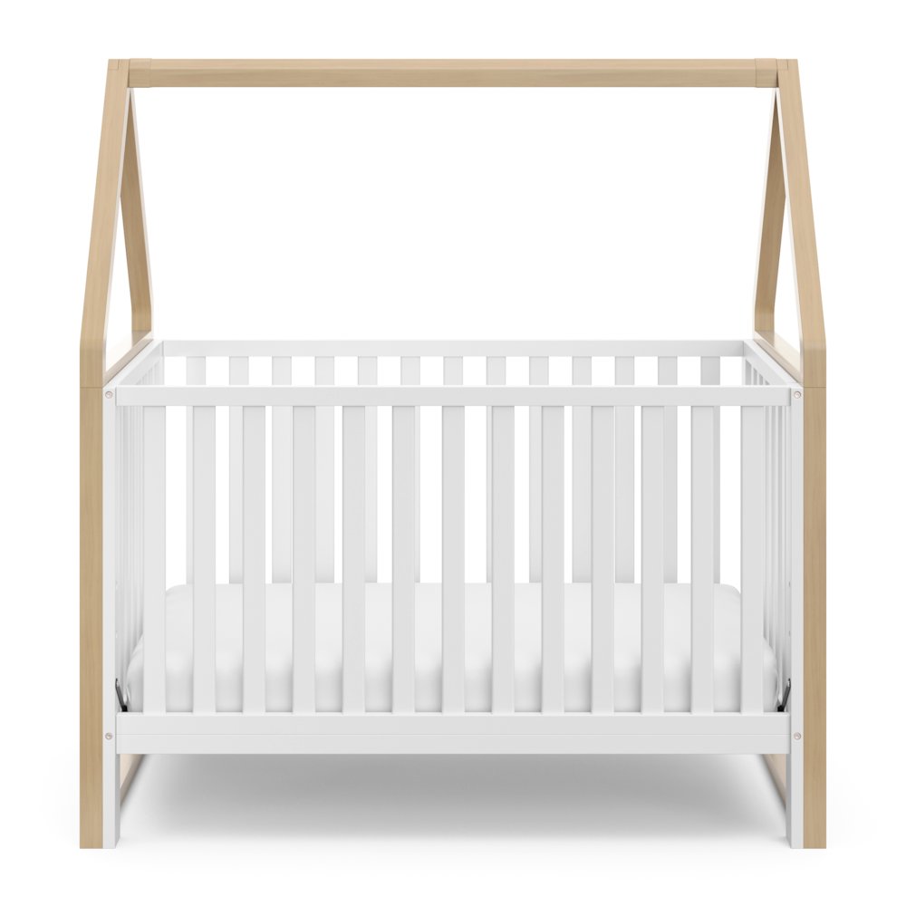 Storkcraft Orchard 6-in-1 Convertible Crib (Driftwood with White)