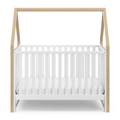 Storkcraft Orchard 6-in-1 Convertible Crib (Driftwood with White)