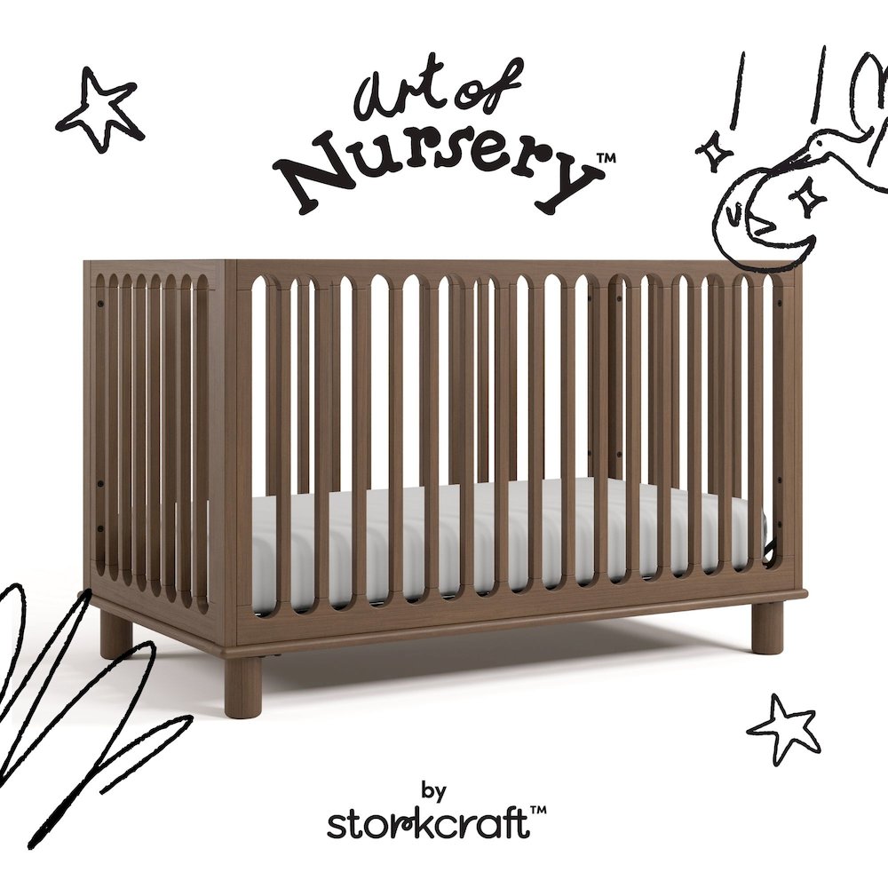 Sicily Convertible Crib- Hazelnut