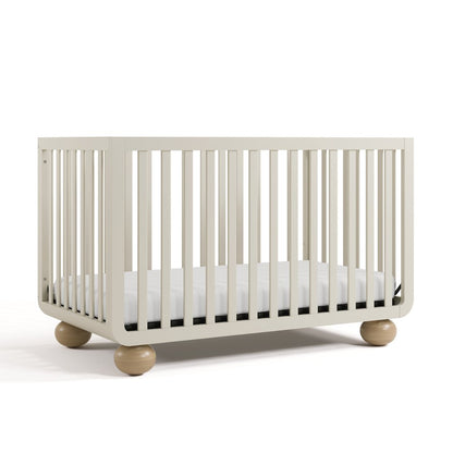Amalfi Convertible Crib- Frosted Oat/Driftwood