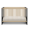 Storkcraft Calabasas 3-in-1 Convertible Crib (Black with Driftwood)