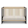 Storkcraft Calabasas 3-in-1 Convertible Crib (Black with Driftwood)