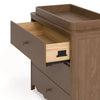 Casablanca 3 Drawer Chest With Topper-Hazelnut