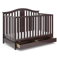 Graco Solano 4-in-1 Convertible Crib with Drawer - Espresso