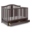Graco Solano 4-in-1 Convertible Crib with Drawer - Espresso
