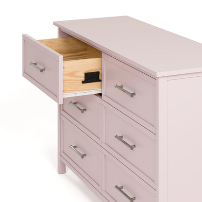 Classic 6 Drawer Dresser- Blush