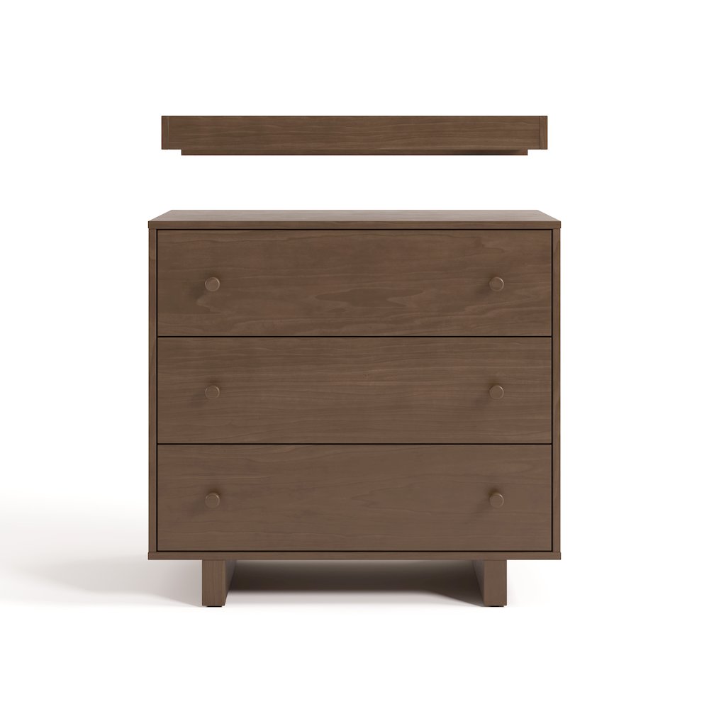 Texas 3 Drawer Chest with Topper-Hazelnut