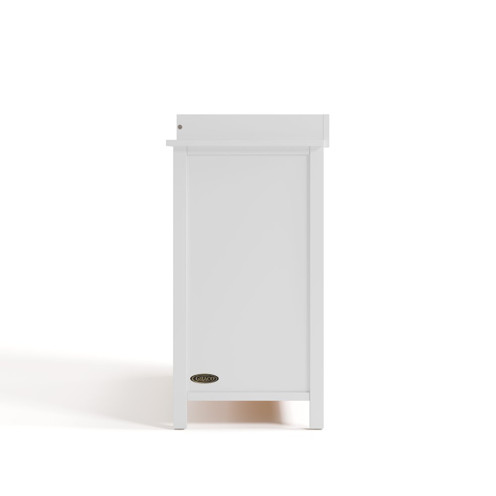 Classic 3 Drawer Chest  with Topper- White