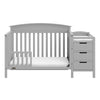 Graco Benton 4-in-1 Convertible Crib and Changer (Pebble Gray)