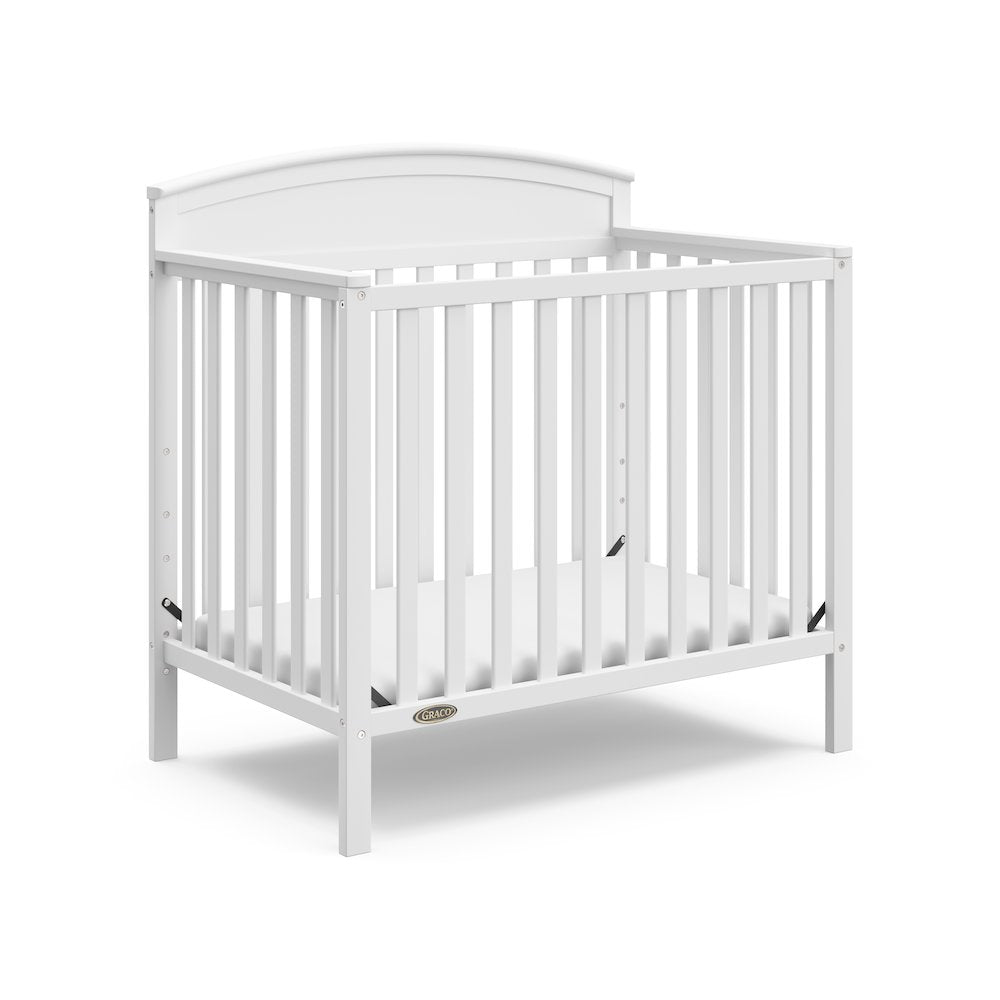 Graco Benton 4-in-1 Convertible Mini Crib - White