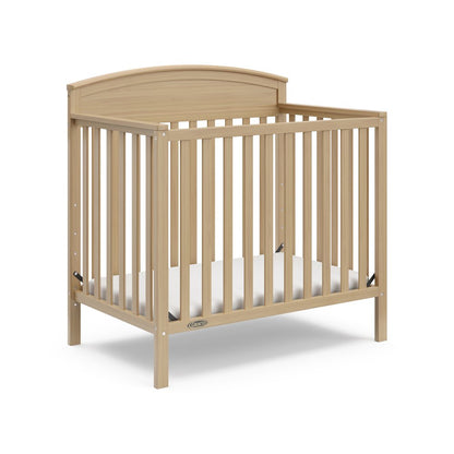 Graco Benton 4-In-1 Convertible Mini Crib - Driftwood
