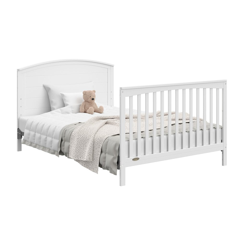 Graco Bellwood 5-in-1 Convertible Crib & Changer with Drawer (White)