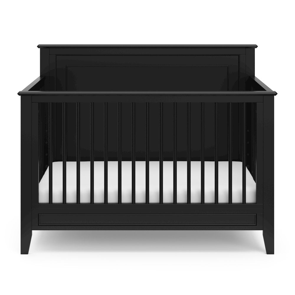 Solstice 5-in-1 Convertible Crib - Black
