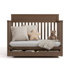 Shiloh Convertible Crib with Drawer - Hazelnut