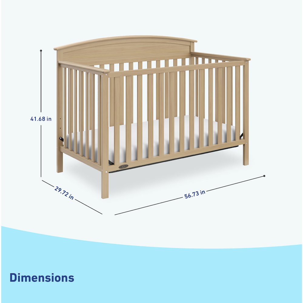 Graco Benton 5-in-1 Convertible Crib (Driftwood)