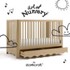 Casablanca Crib With Drawer-Driftwood