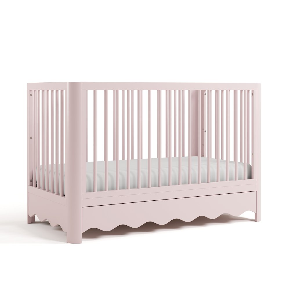 Casablanca Crib With Drawer-Blush