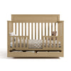 Shiloh Convertible Crib with Drawer - Driftwood