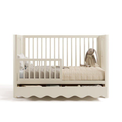 Casablanca Crib With Drawer-Frosted Oat
