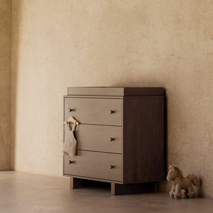 Texas 3 Drawer Chest with Topper-Hazelnut