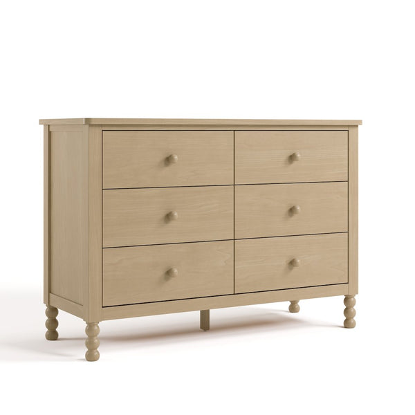 Rio 6 Drawer Dresser-Driftwood