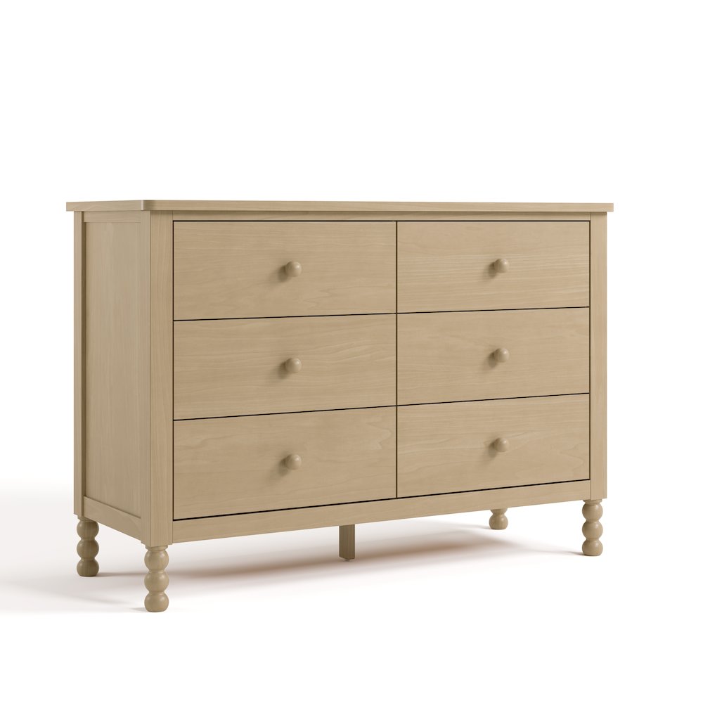 Rio 6 Drawer Dresser-Driftwood