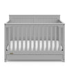 Graco Hadley 5-in-1 Convertible Crib with Drawer (Pebble Gray)