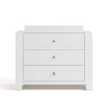 Read-With-Me 3 Drawer Chest with Topper -White/Driftwood