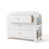 Read-With-Me 3 Drawer Chest with Topper -White/Driftwood