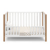 Storkcraft Modern Pacific 4-In-1 Convertible Crib - White/Vintage Driftwood