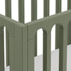 Sicily Convertible Crib- Olive/Driftwood
