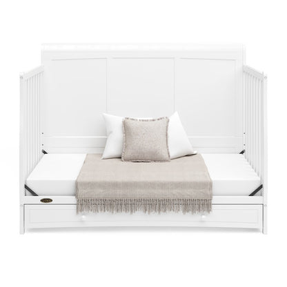 Graco Asheville 4-in-1 Convertible Crib with Drawer (White)