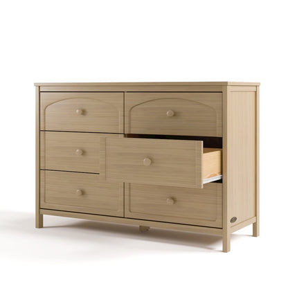 Olivia 6 Drawer Dresser-Driftwood