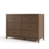 Olivia 6 Drawer Dresser-Hazelnut