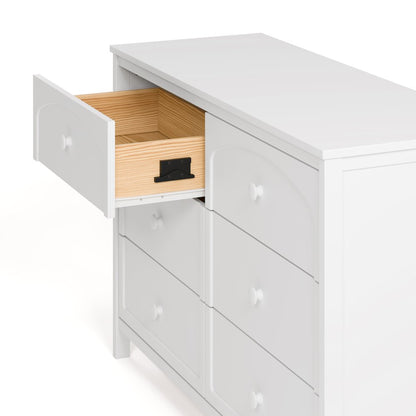 Olivia 6 Drawer Dresser-White