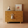 Texas 6 Drawer Dresser-Almond